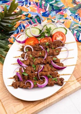 Suya Skewers: A Delightful Fusion of Spicy Marinades and Savory Grilled Meat!